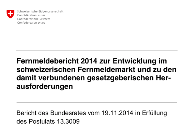 Fernmeldebericht des Bundesrates: Es sieht nicht gut aus für die Netzneutralität in der Schweiz