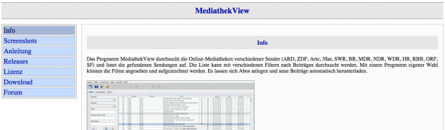 Videos aus den Mediatheken der öffentlich-rechtlichen TV-Sender downloaden
