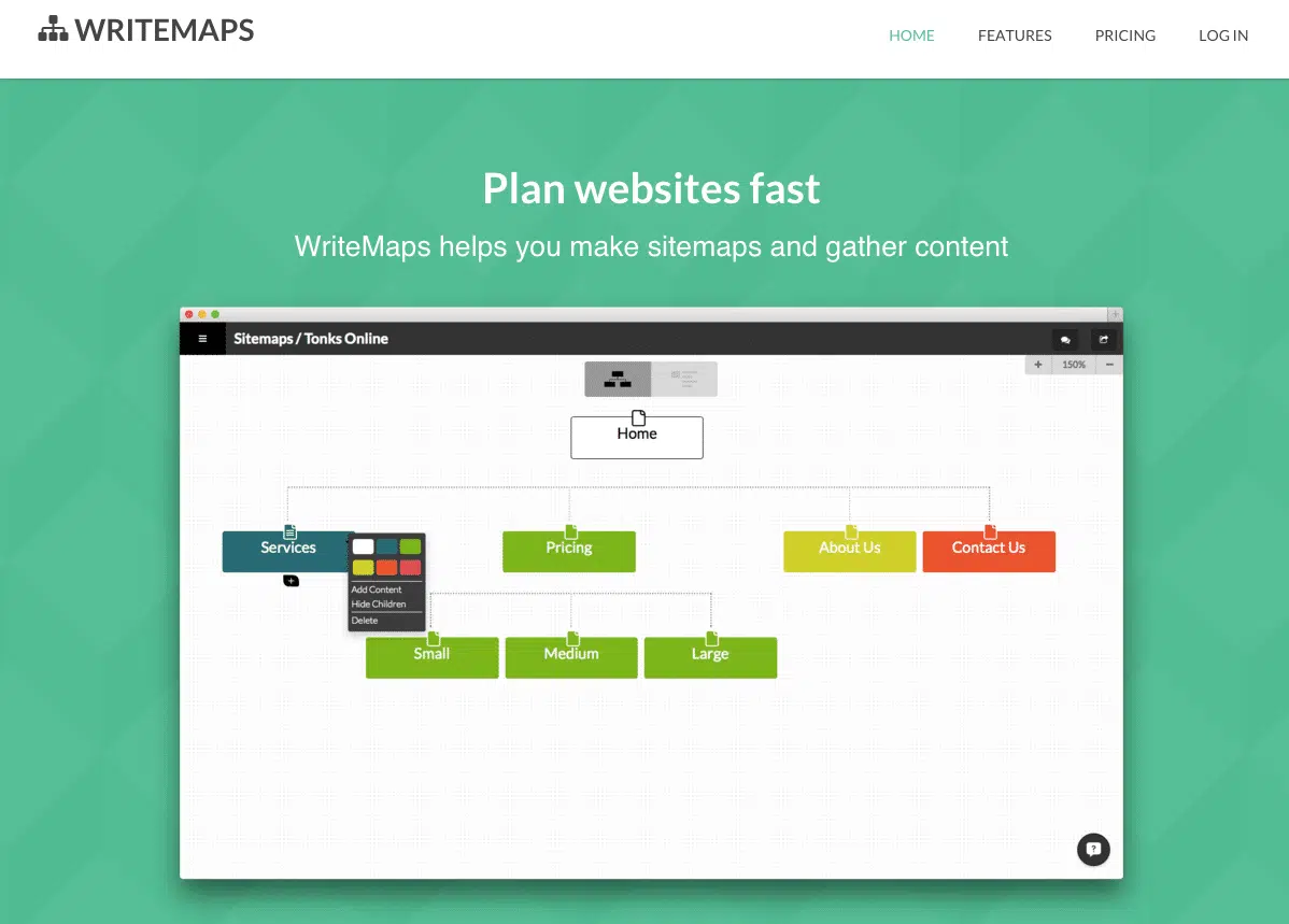 WriteMaps___Create_Sitemaps_Online___Sitemap_Builder