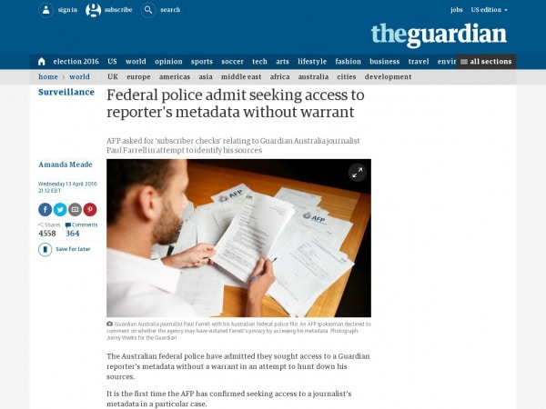 http://www.theguardian.com/world/2016/apr/14/federal-police-admit-seeking-access-to-reporters-metadata-without-warrant