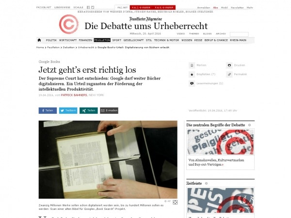 http://www.faz.net/aktuell/feuilleton/debatten/urheberrecht/google-books-urteil-digitalisierung-von-buechern-erlaubt-14187867.html