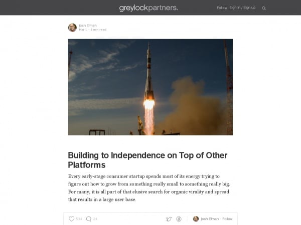 https://news.greylock.com/building-to-independence-on-top-of-other-platforms-5e6f2f8b0249