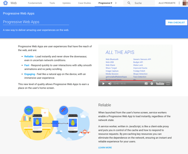 Progressive Web Apps (PWAs) – Die Rettung des Webs?