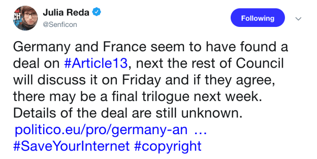 Wenn Frankreich für die US-Musikindustrie für Upload-Filter weibelt.