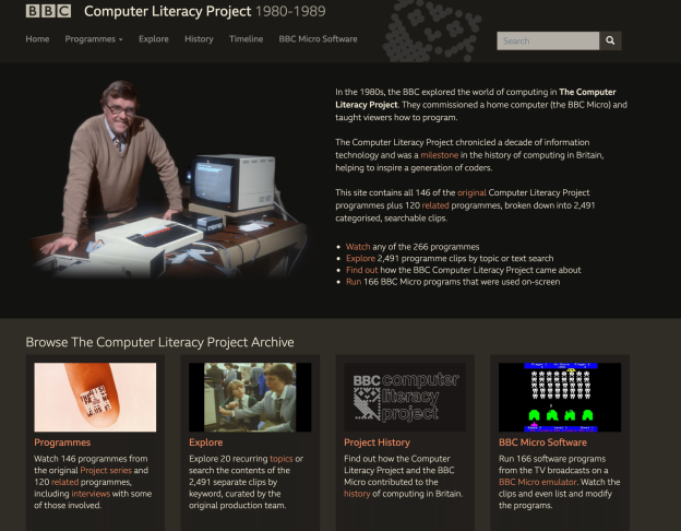 Das Archiv des BBC Computer Literacy Projektes