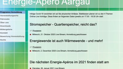 Energie-Apéro Aargau Screenshot Energie-Apéro Aargau Screenshot