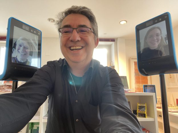 Besuch in Kölliken via Telepräsenz-Roboter