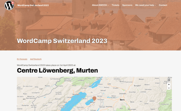 WordCamp Switzerland 2023 in Murten