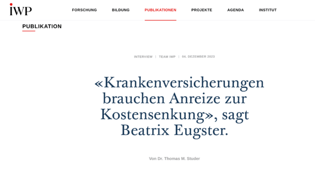 Sparpotenziale bei den Gesundheitskosten