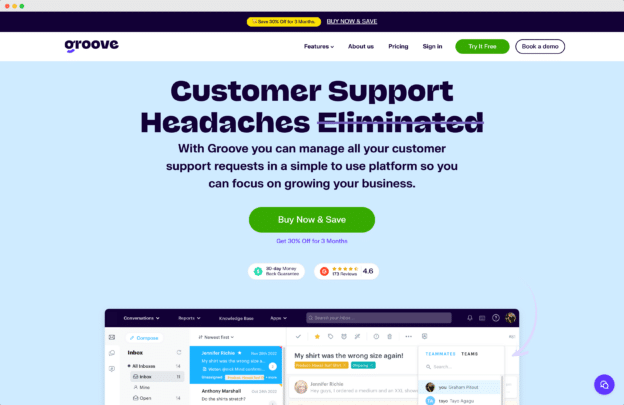 GrooveHQ – Zendesk, Freshdesk und Helpscout Alternative