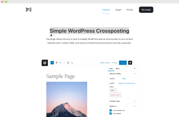 Simple WordPress Crossposting