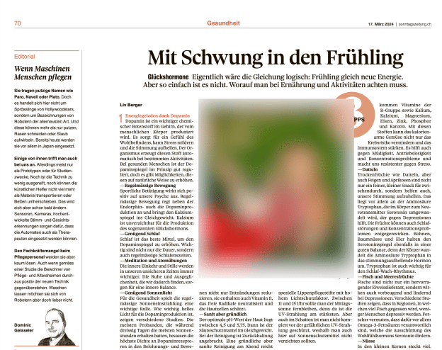 Die Sonntagszeitung macht einen ganzen Werbebund ohne dies zu deklarieren