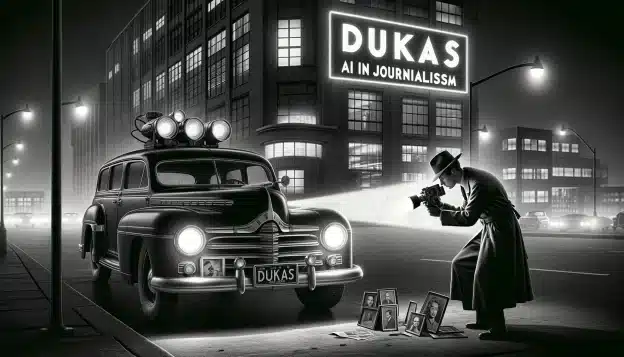 Fotogeschichte, Dukas, Autonummern-Überwachung, Medien Start-Ups USA, KI im Journalismus