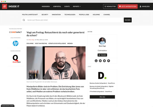 Diskussion zur Kennzeichnungspflicht von KI-Bildern auf LinkedIn
