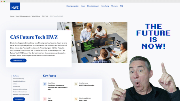🌟 Der CAS Future Tech HWZ ist da! 🌟