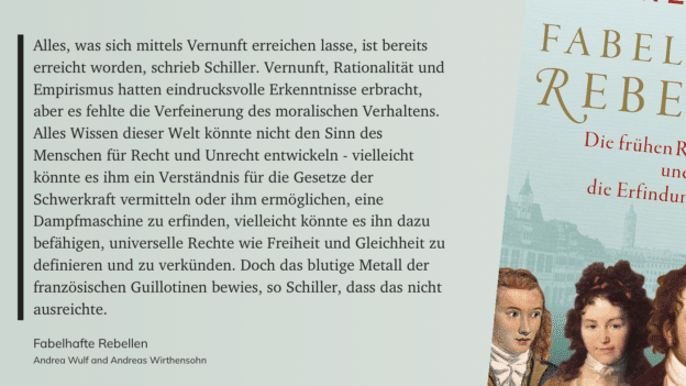 Schiller – Vernunft ist nicht genug